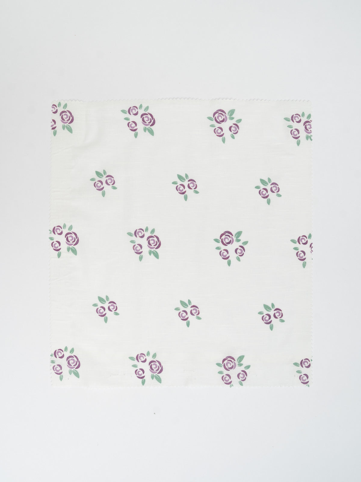 Rose Garden printed sheer Fabric - Lavender