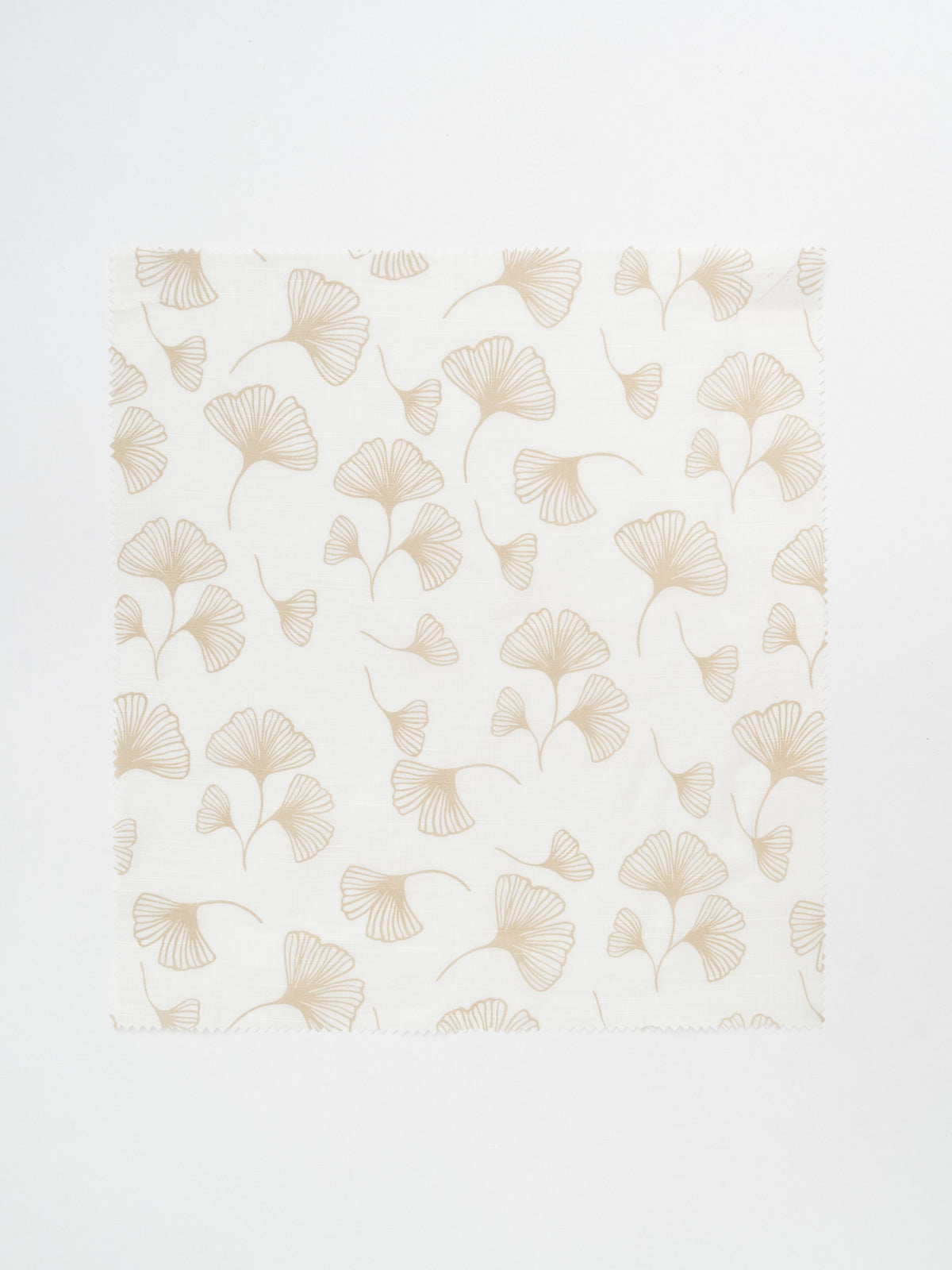 Gingko printed sheer Fabric - Multicolor