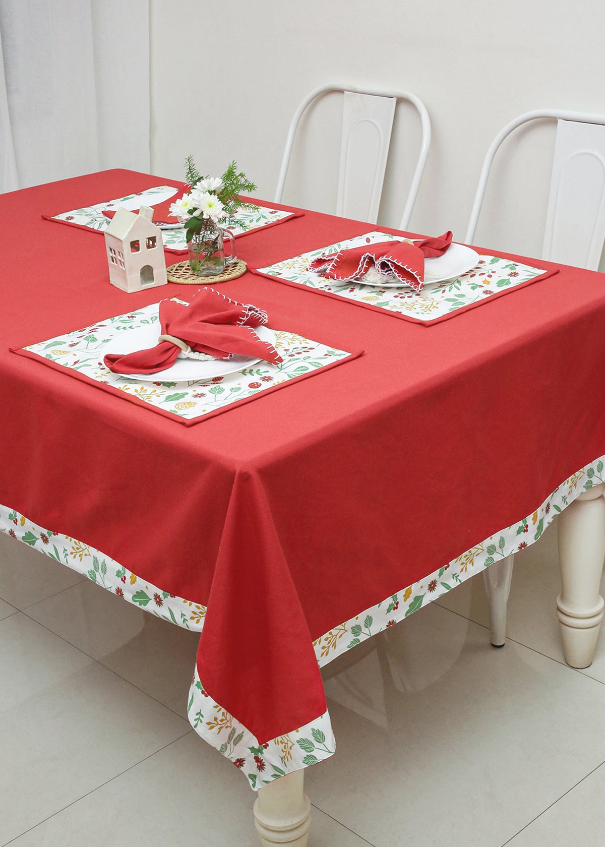 Cherry Red Table Cloth