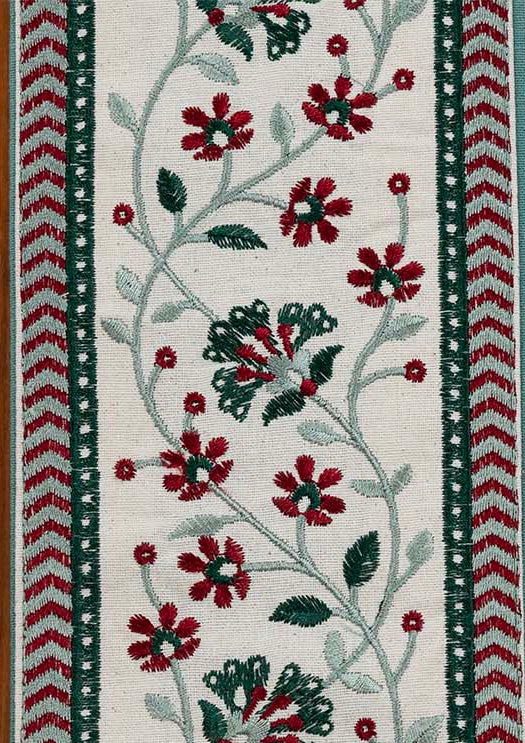 Kadamba  | 100% Cotton Embroidered | Trim