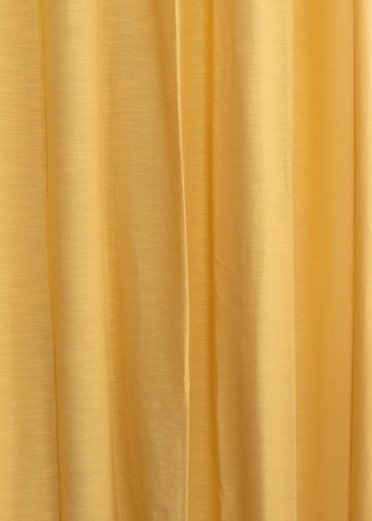 Corn Yellow Cotton Curtain  - Single