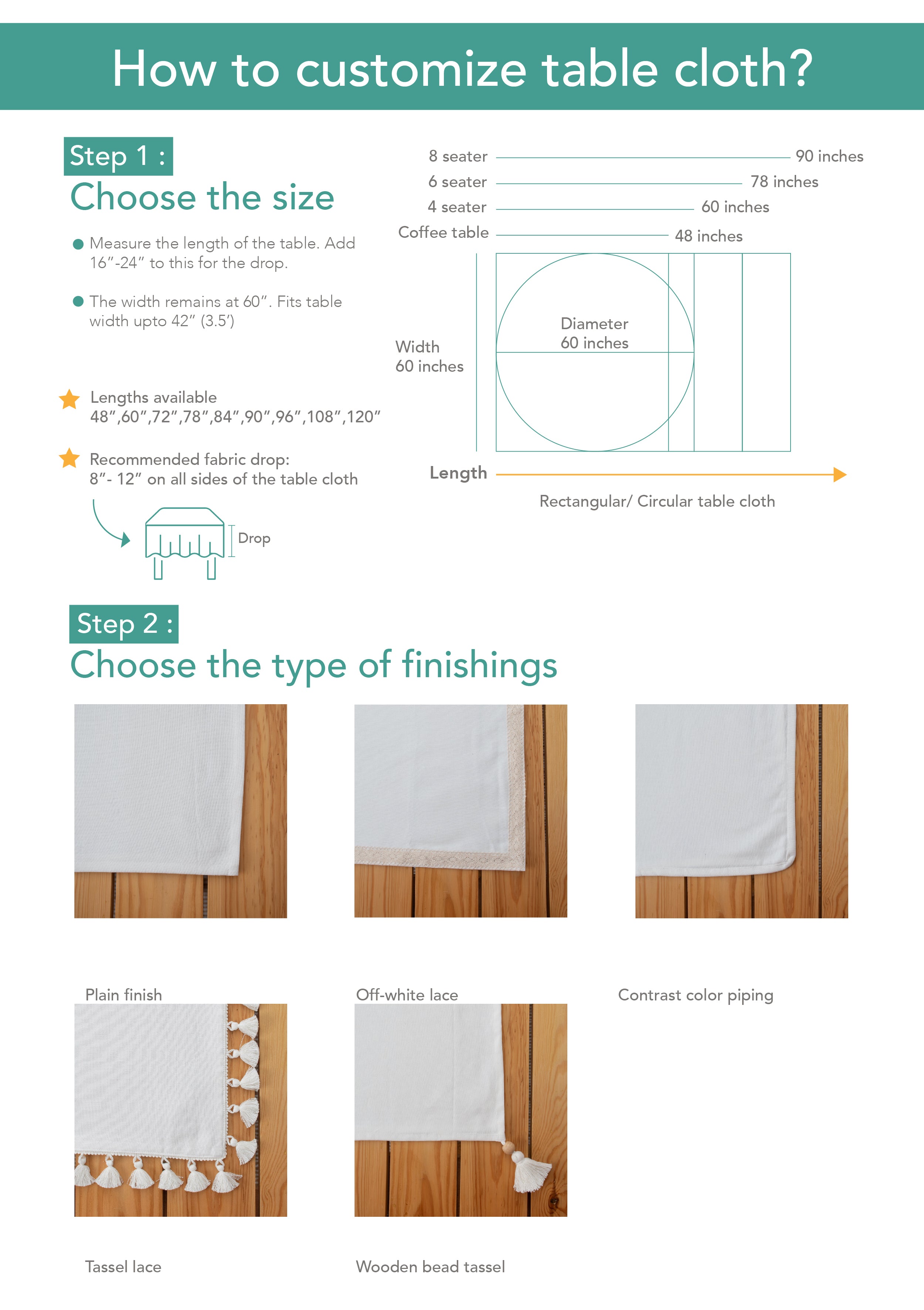 Chenab 100% cotton customizable  geometric table cloth for dining - Blush