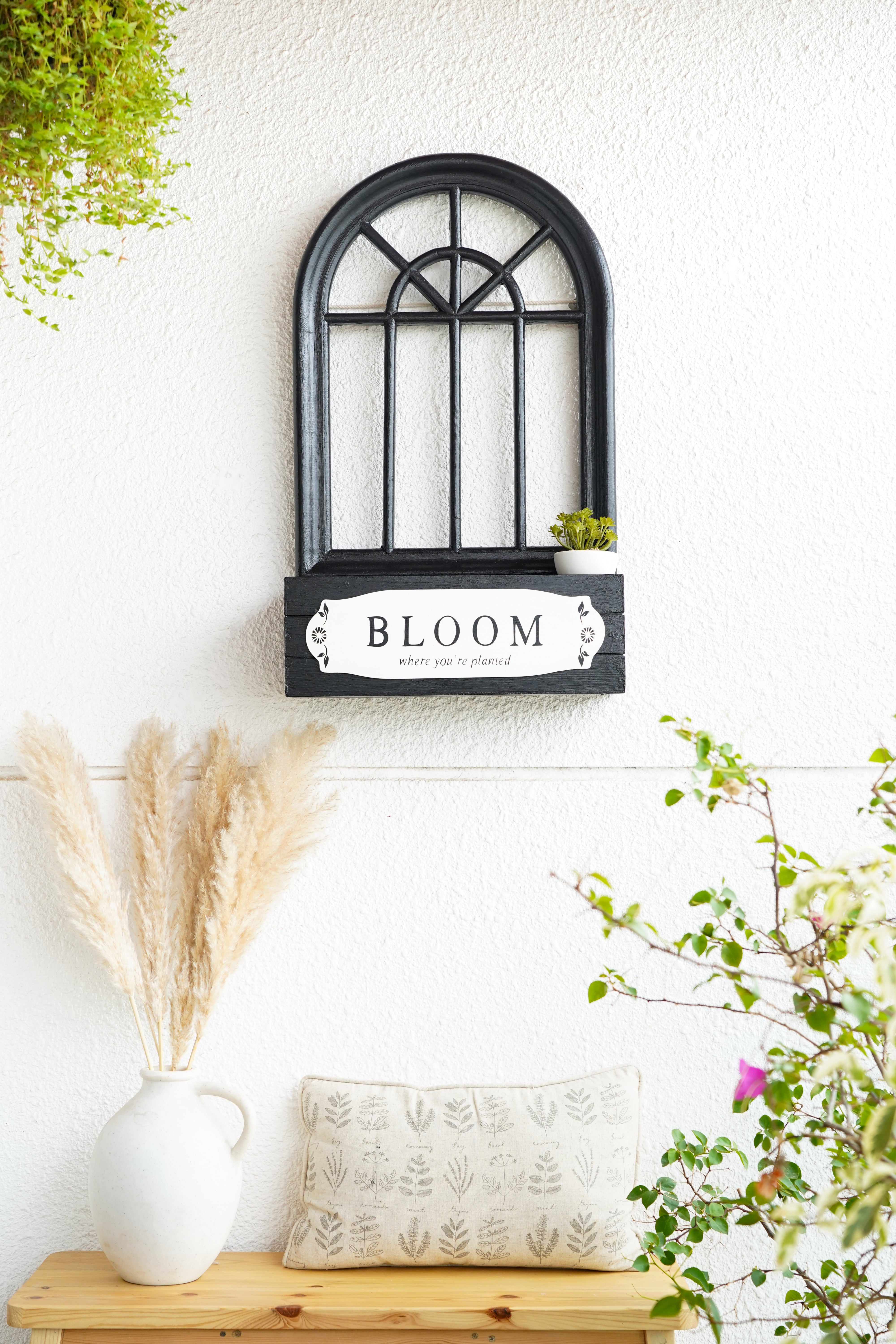 Elysian Arched Frame - Bloom Garden with Basket