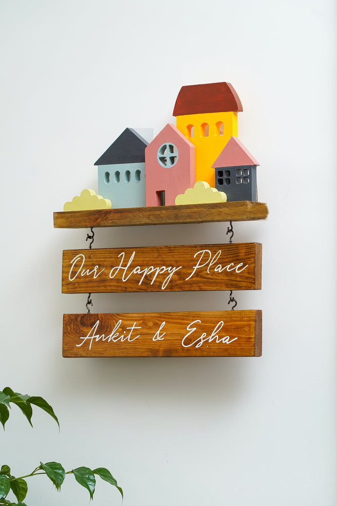 Miniature Cottage Customizable Name Plate