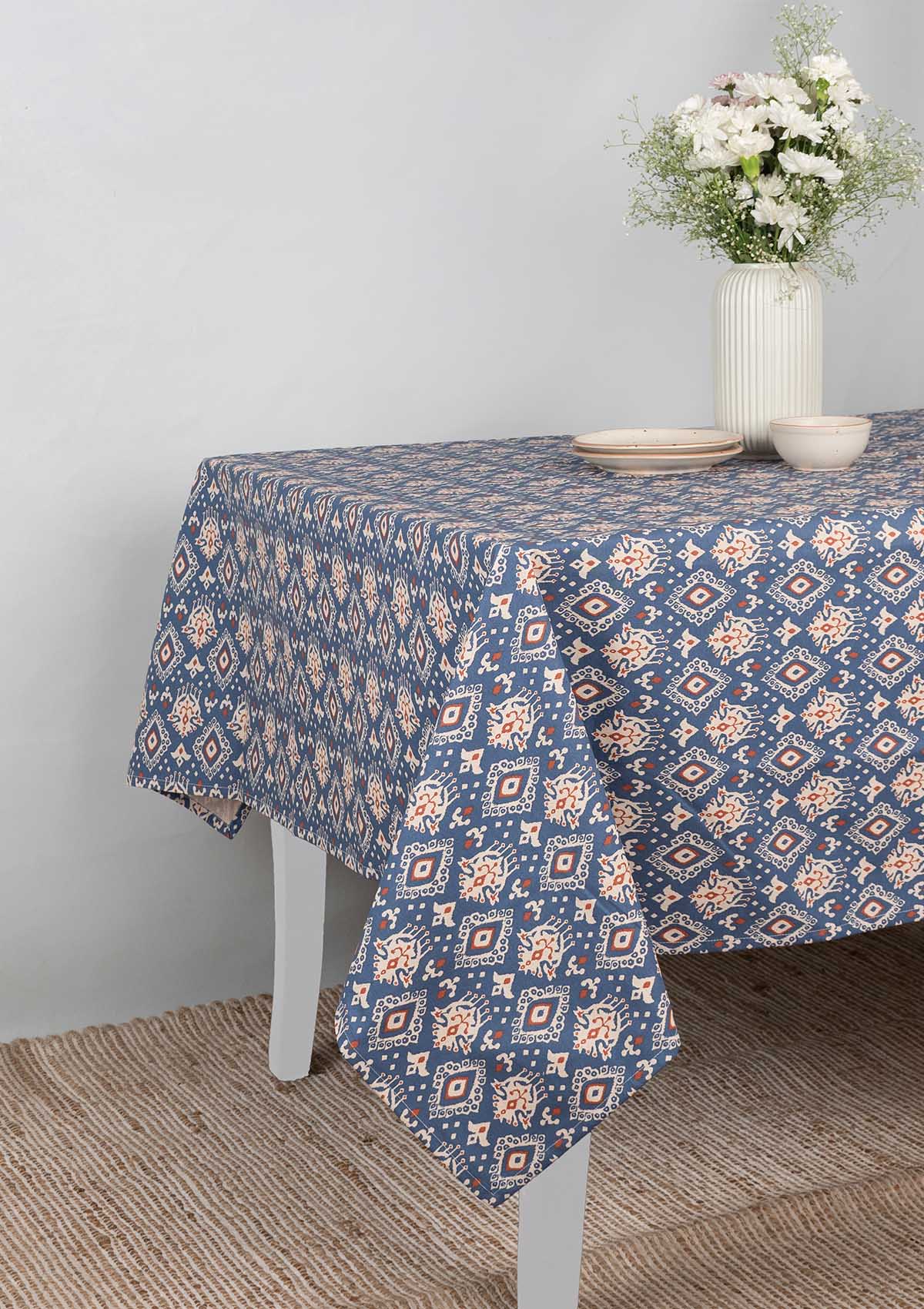 Durbar Spill safe water-resistant coated cotton table cloth