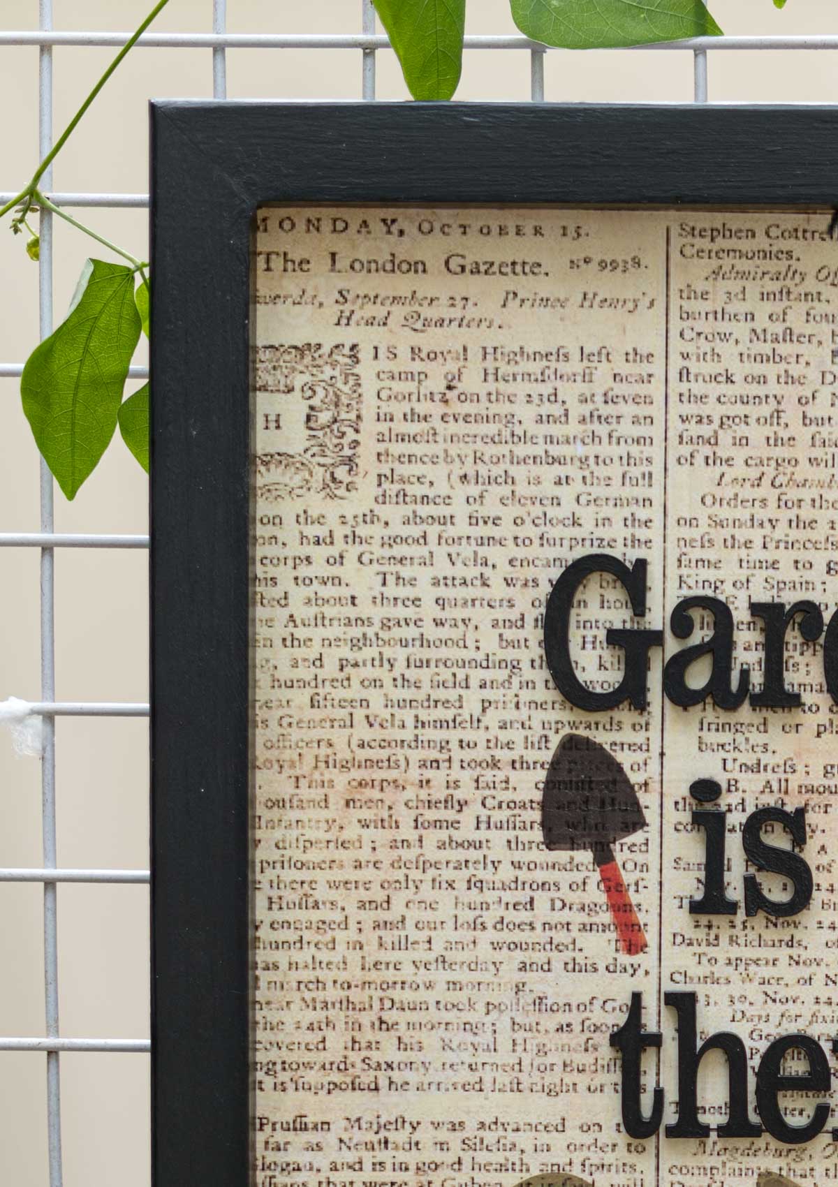 Garden Therapy Wall Frame