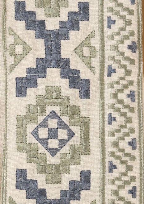 Glen | 100% Cotton Embroidered | Trim