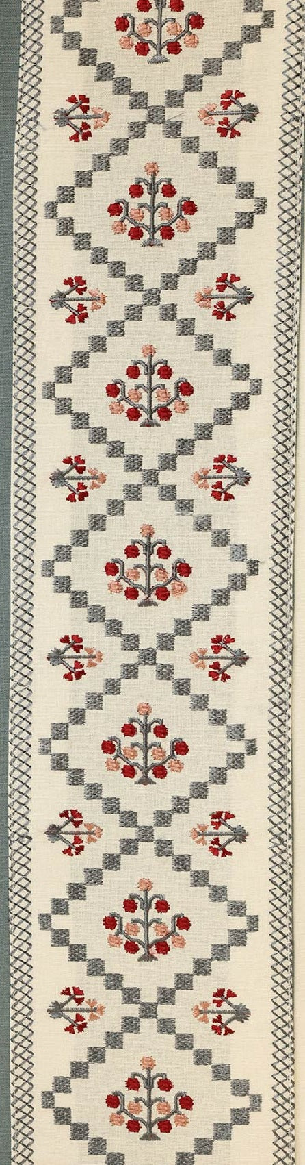 Ketaki Blue | 100% Cotton Embroidered | Trim