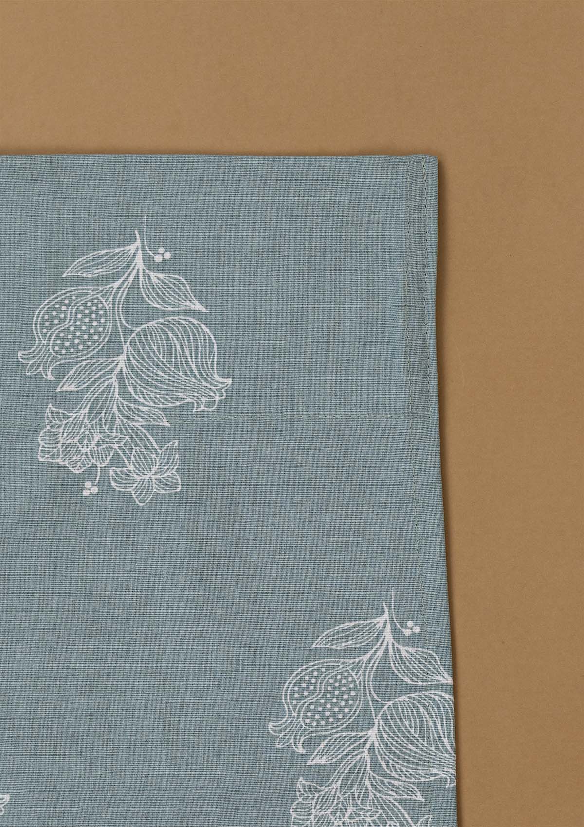 Malabar Marine Printed Cotton Fabric