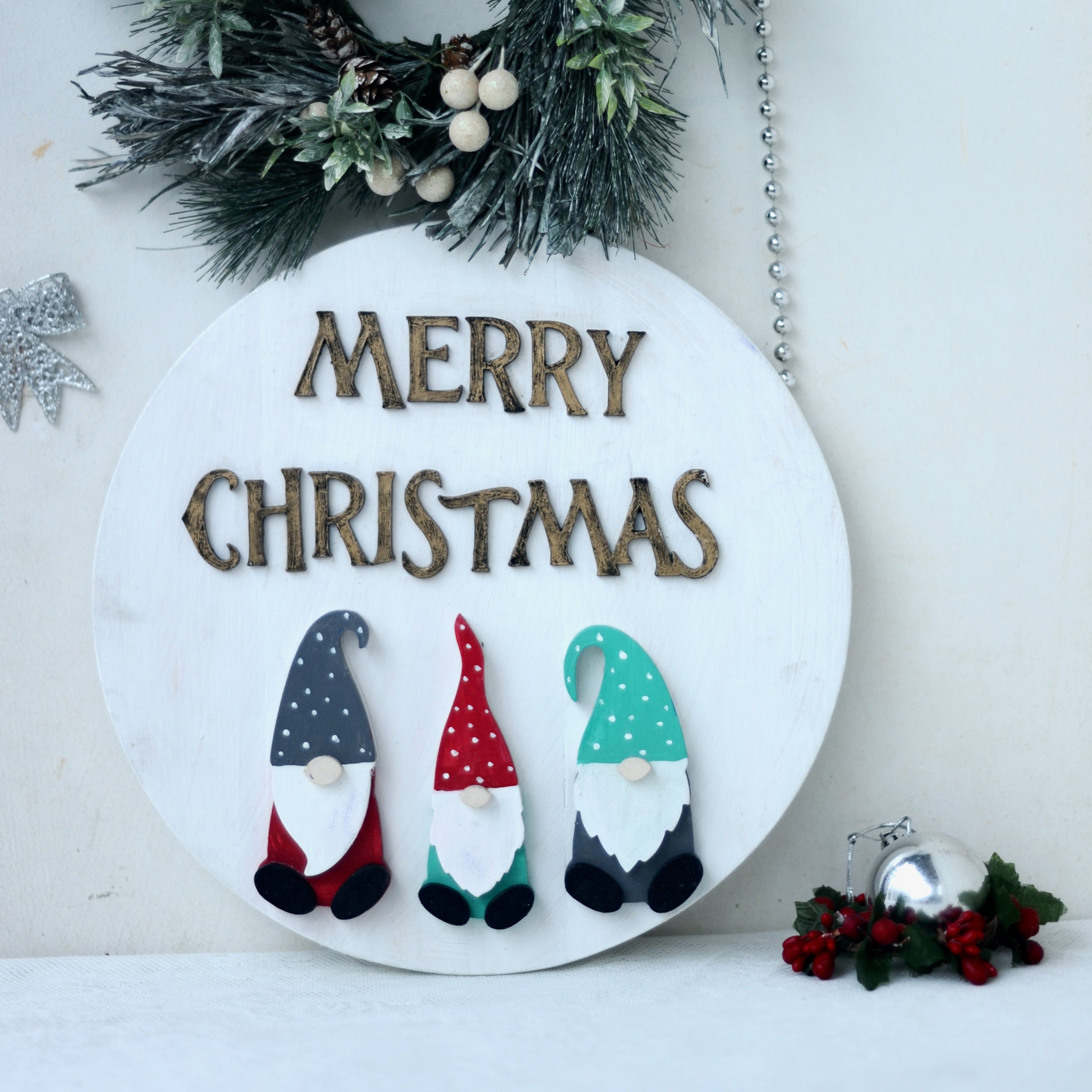 Merry Christmas - Trio Santa Gnomes