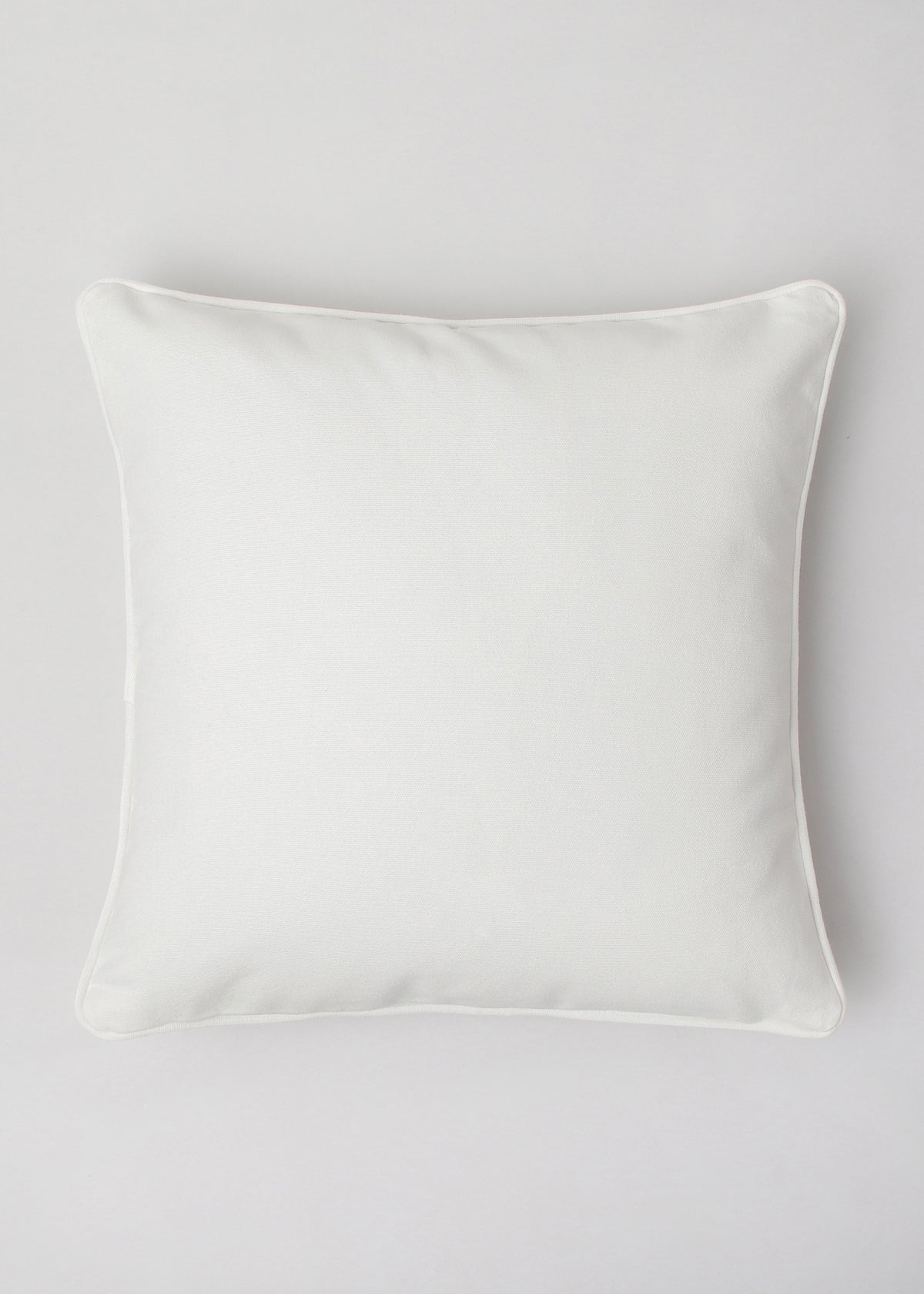 Solid Off white 100% cotton plain cushion cover for sofa