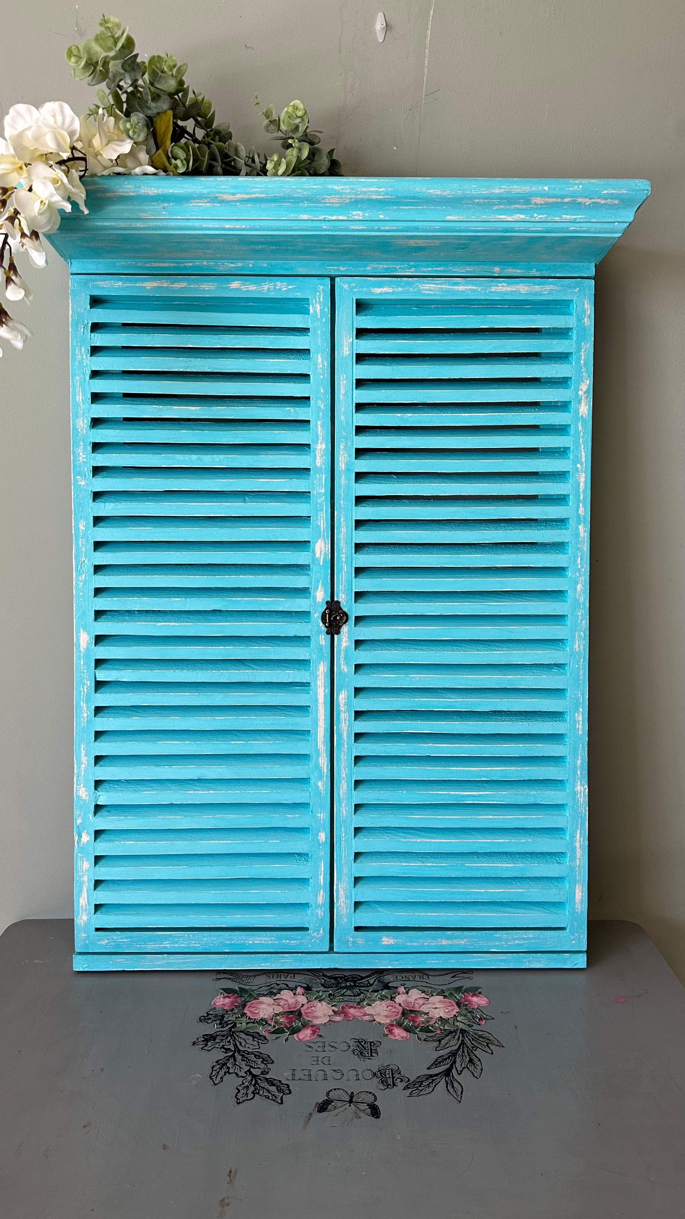 Shelf Window Frame-Teal