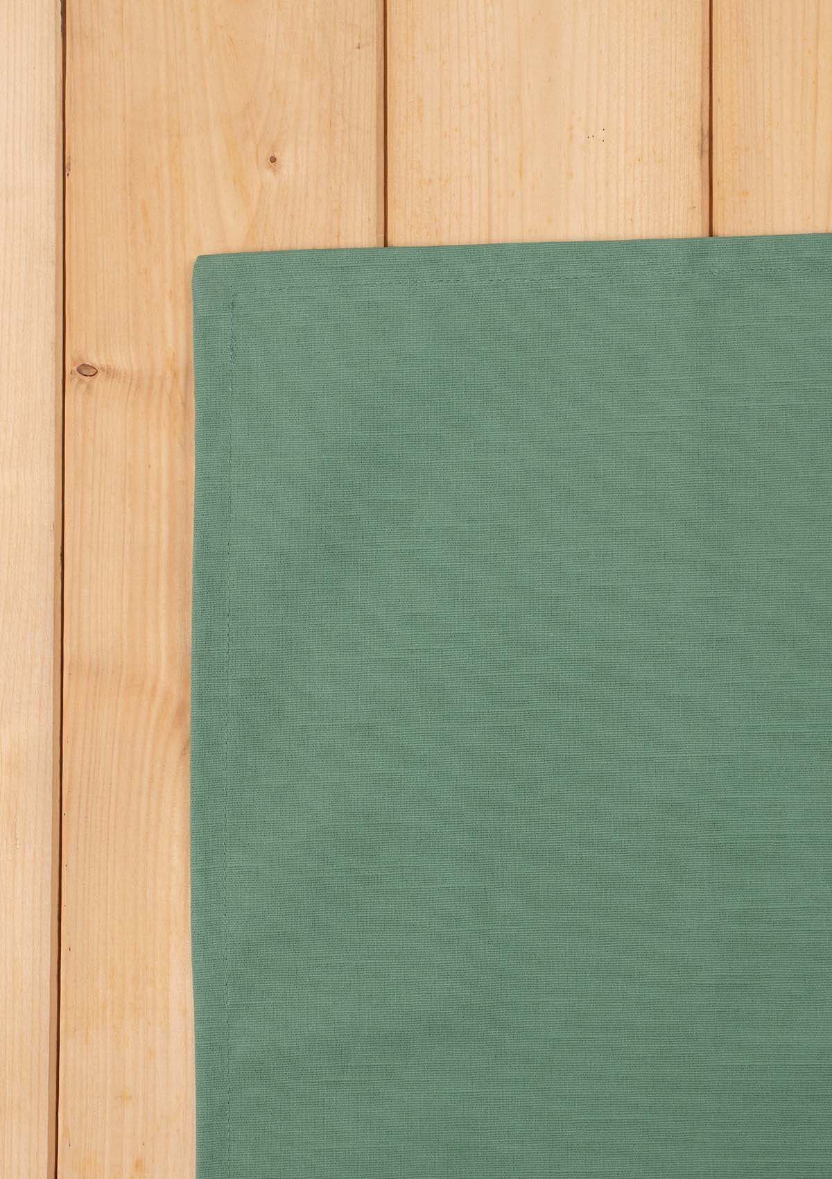 Solid Sage Green Spill safe water-resistant coated cotton table cloth