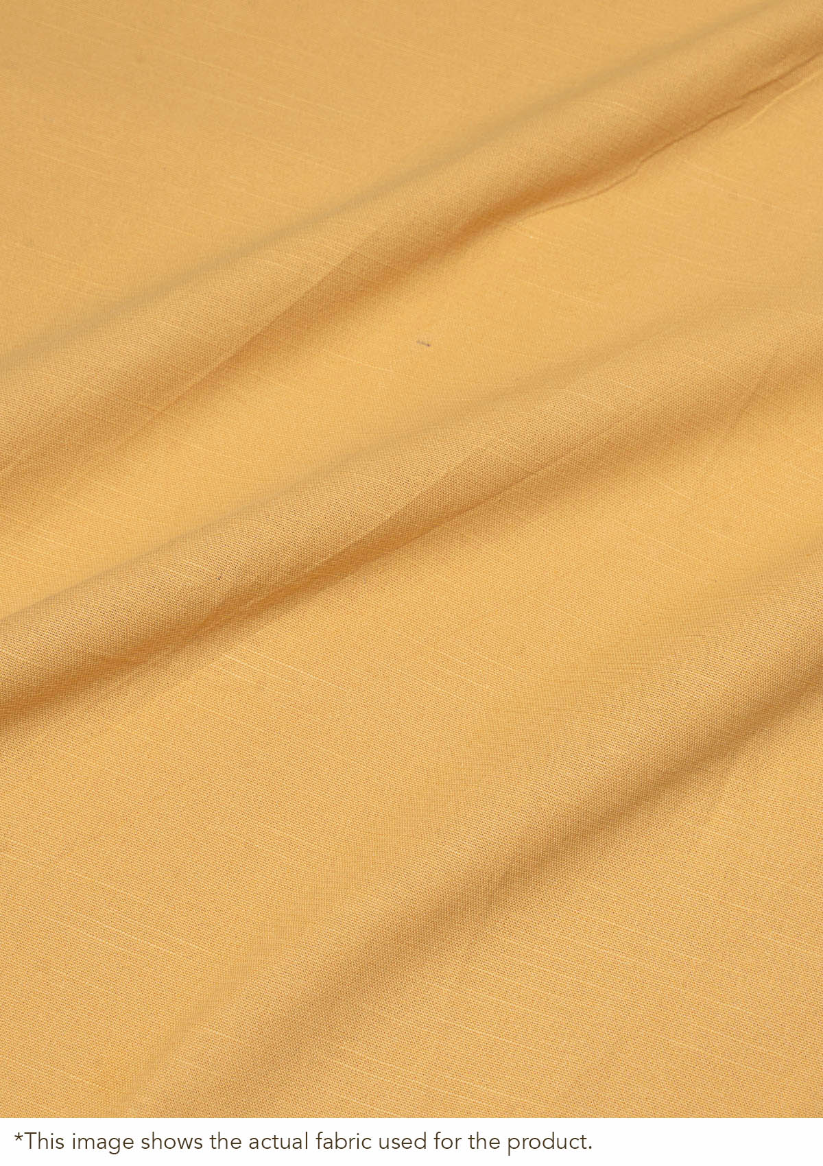 Amber yellow 100% Cotton Plain Customizable blind for livingroom & Bedrooms-Light Reduction