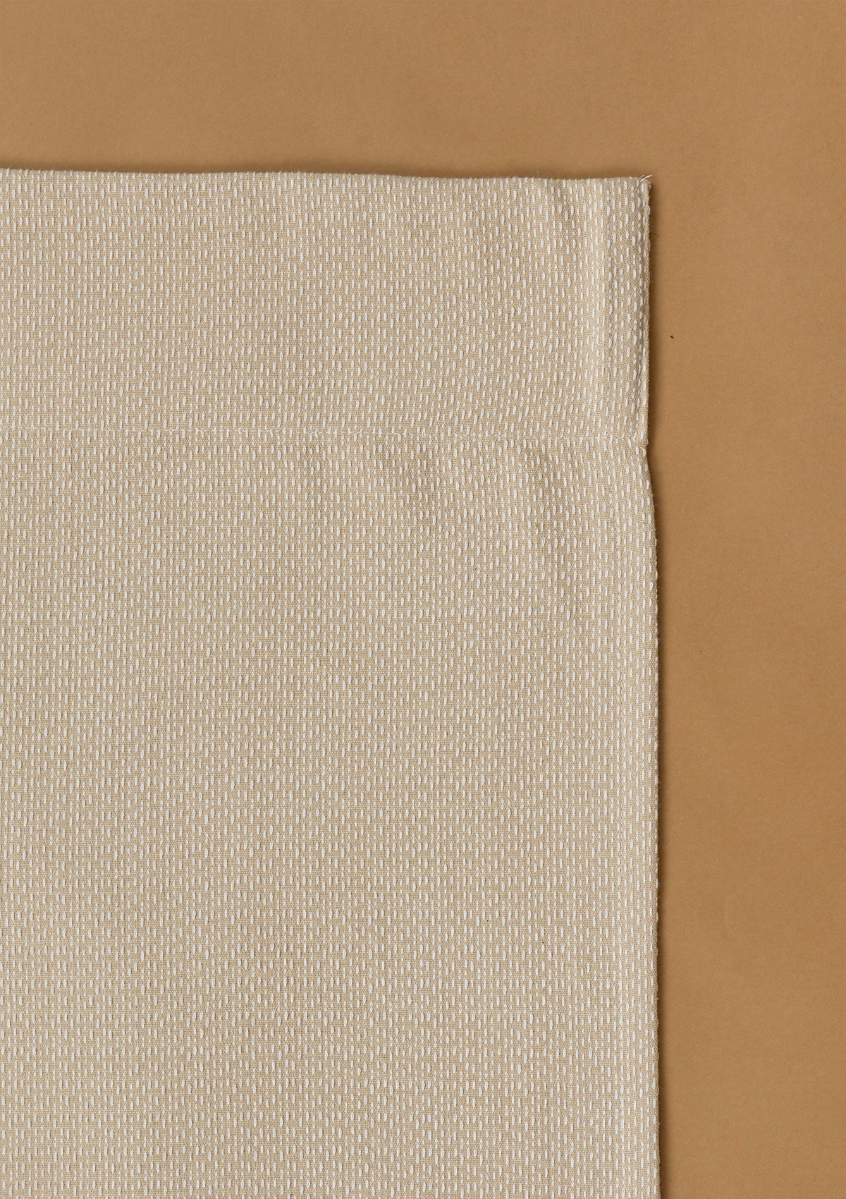Vanilla Beige Textured Cotton Fabric