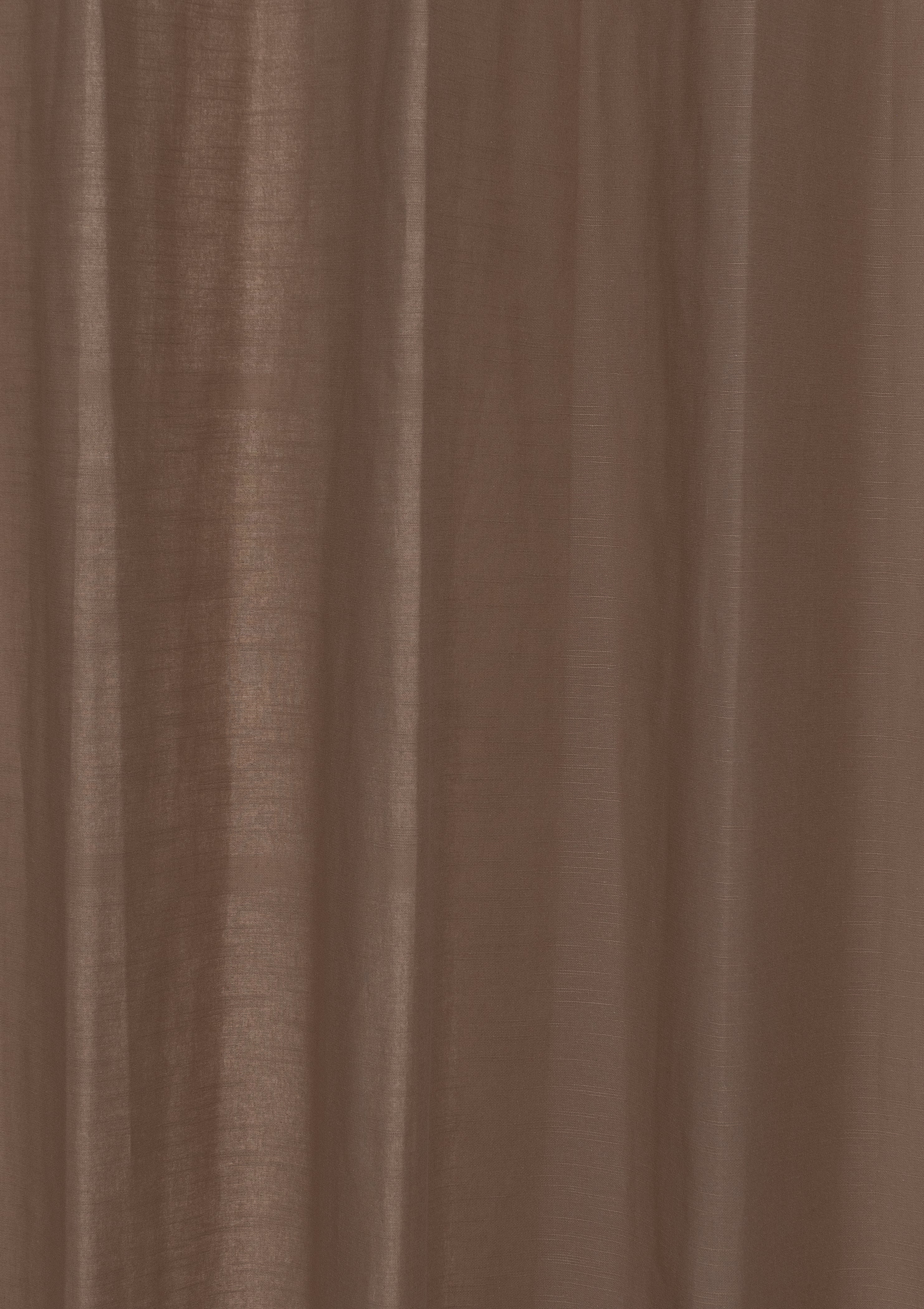 Solid chocolate brown 100% cotton plain fabric for bedroom - Room darkening