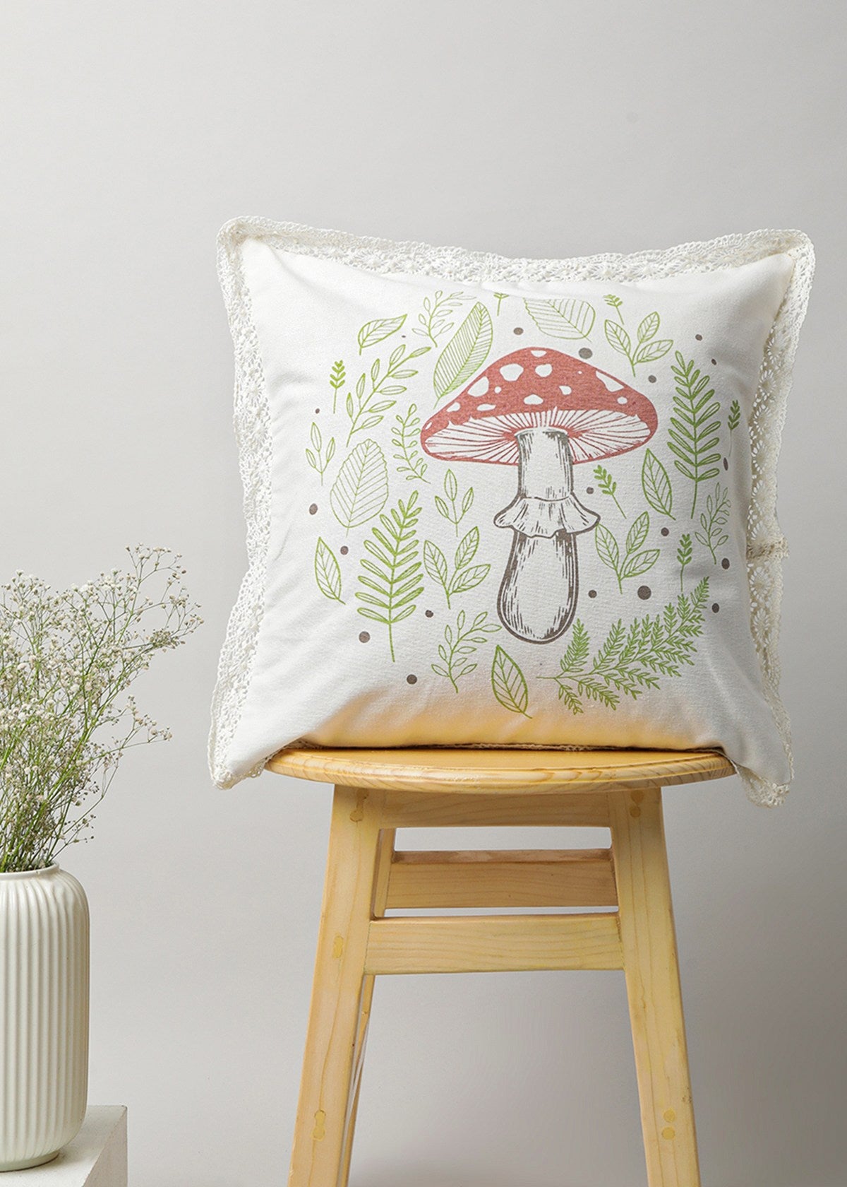 Fairy Ring Cushion Cover -  Multicolor