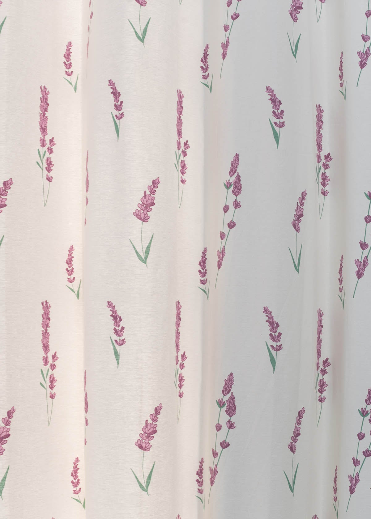 Fields of Lavender 100% Customizable Cotton floral curtain for kids room - Room darkening - Lavender