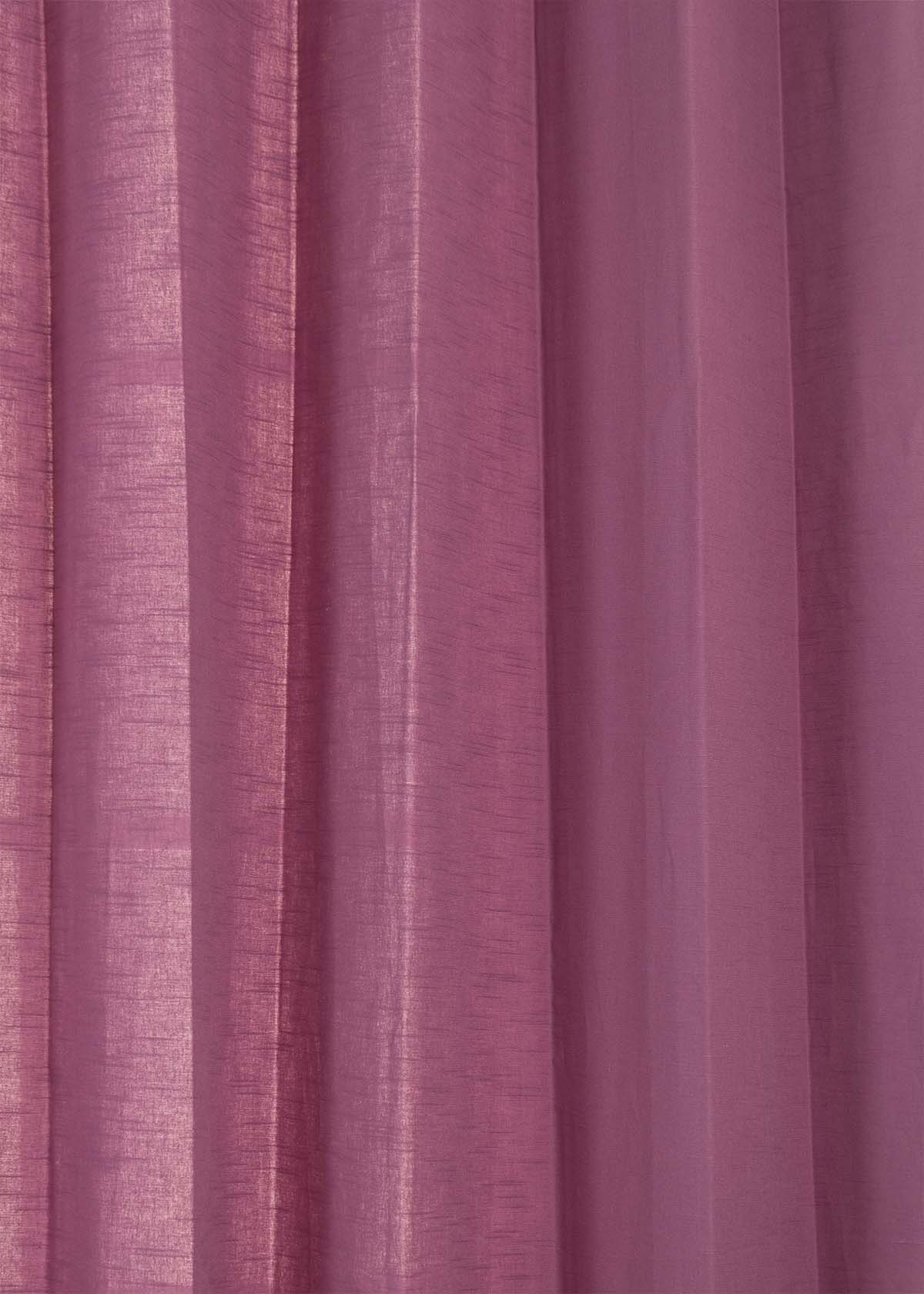 Solid Cotton Curtain - Grape