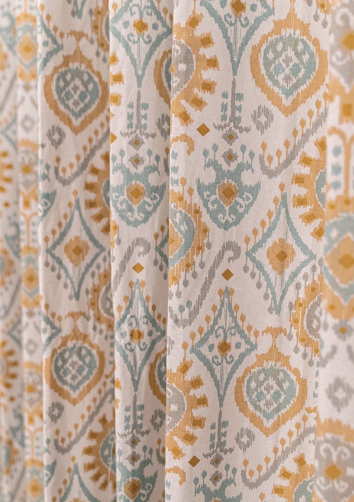 Laya 100% Cotton Printed Curtain for living room & bedroom - Light Reduction - Multicolor - Single Piece