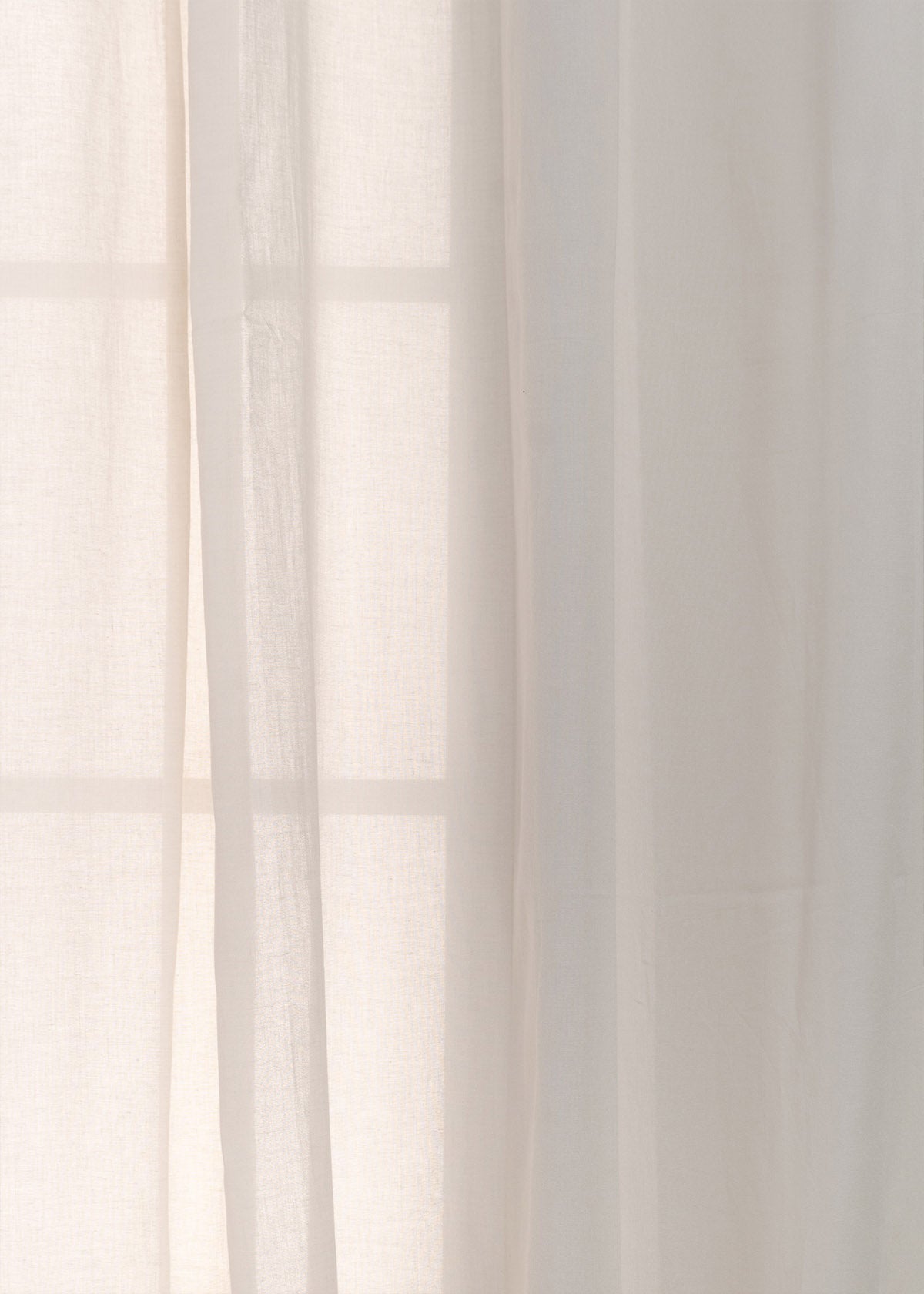 Solid Sheer Curtain - Light Grey
