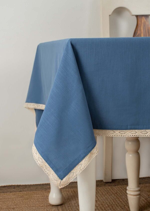 Solid Cotton Table Cloth - Royal Blue