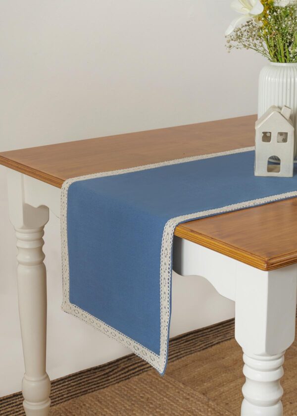 Solid Cotton Table Runner - Royal Blue
