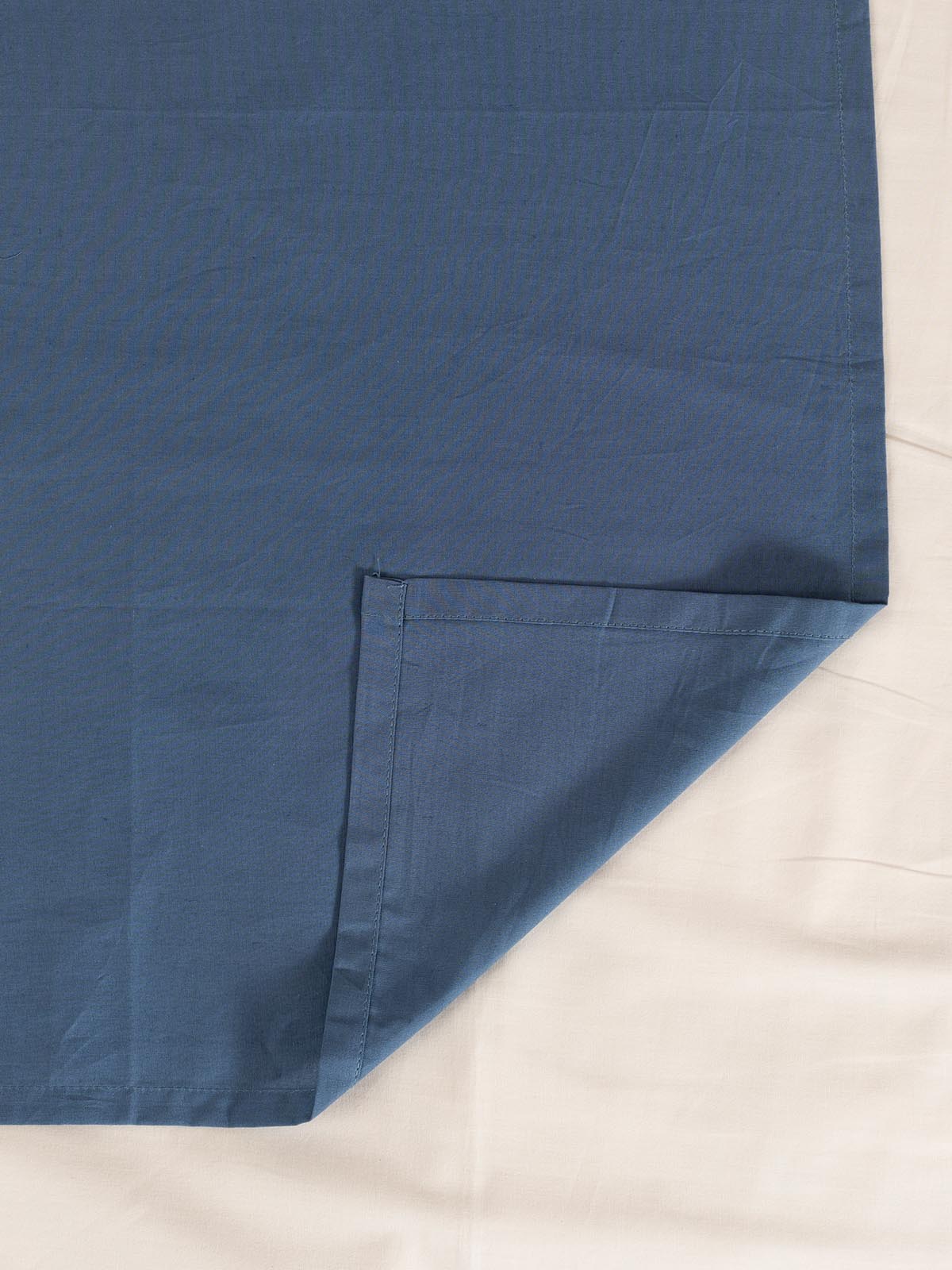 Solid Cotton Flat Sheet - Royal Blue