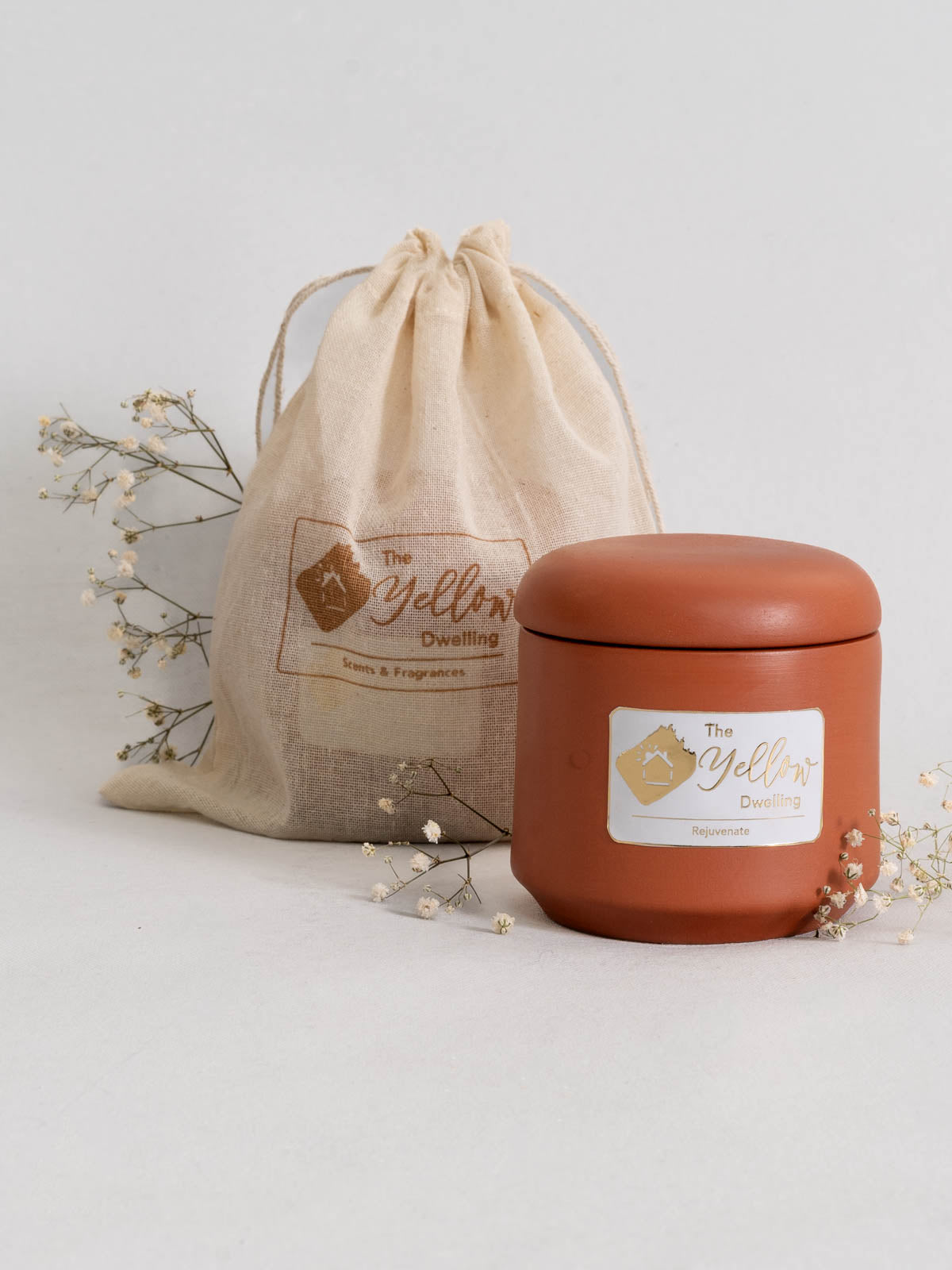 Rejuvenate Scented Candle In Terracotta