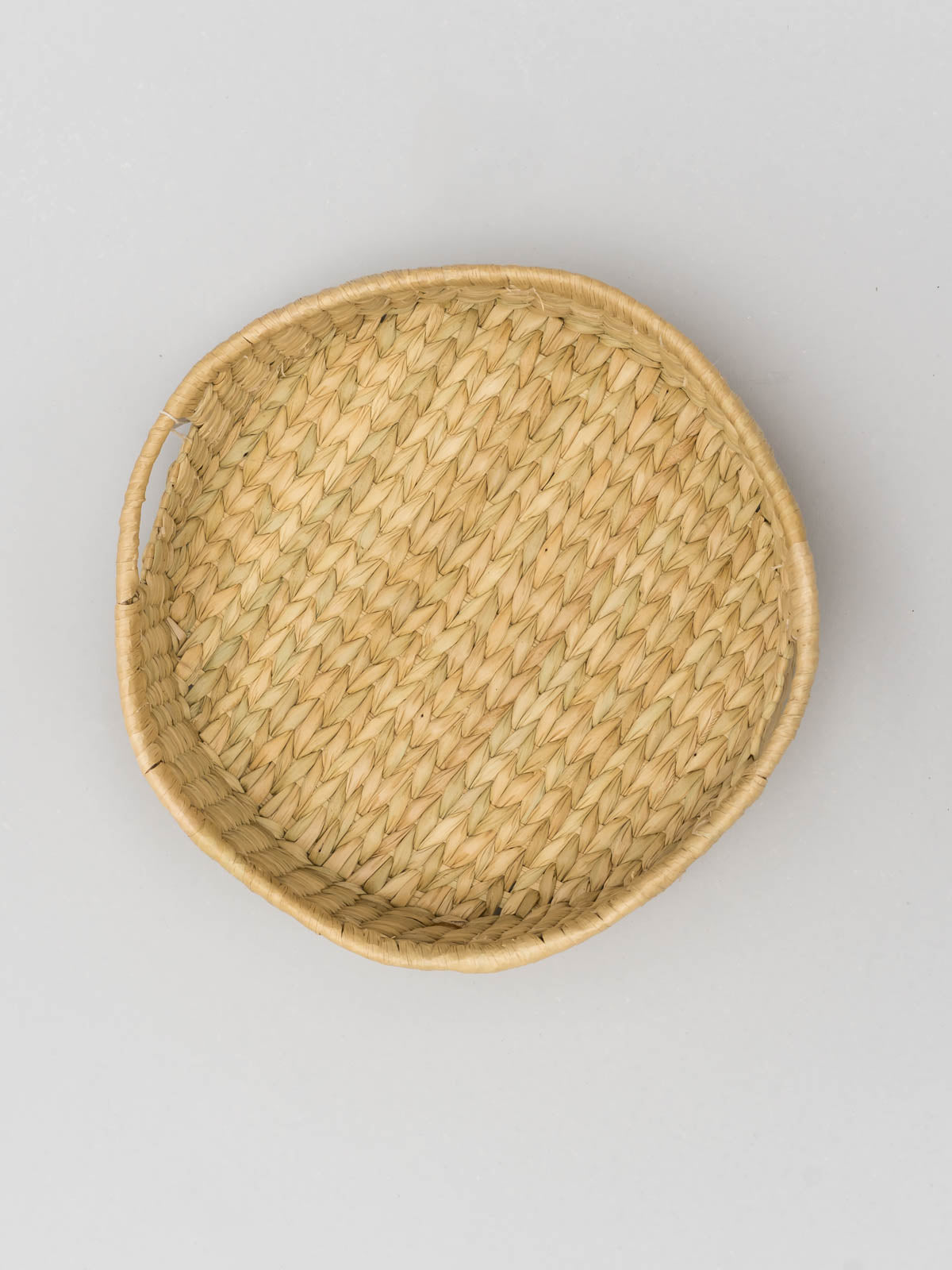 Woven Grass Round Organizer