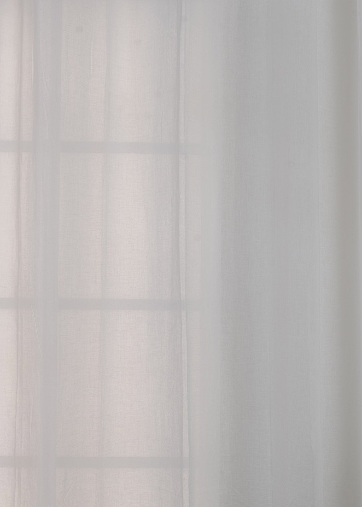 Solid Sheer Curtain - White - Single